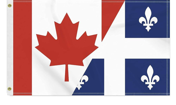 Drapeau du Canada et Quebec